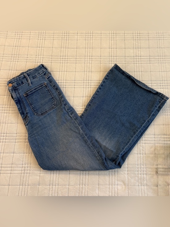 MOTHER Denim - MOTHER Straight Leg Blue Denim Jeans